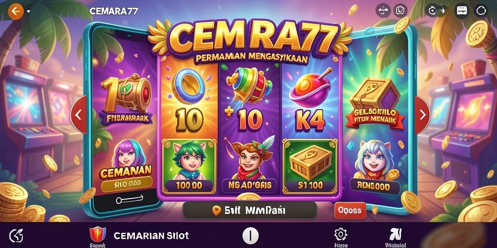 Tangkapan layar CEMARA77 menunjukkan aksi permainan Slot yang mendebarkan.
