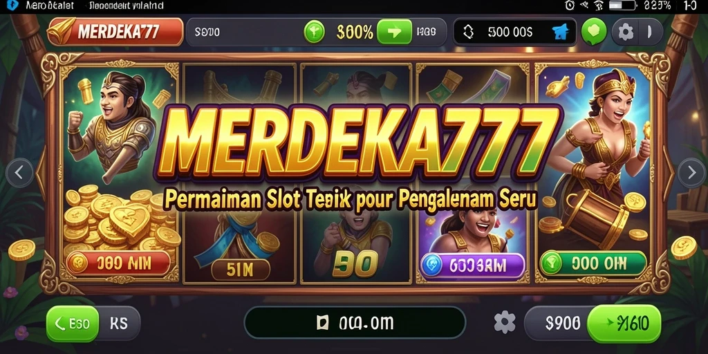 Tangkapan layar gameplay <strong>MERDEKA777</strong> yang menampilkan momen menang yang mendebarkan.