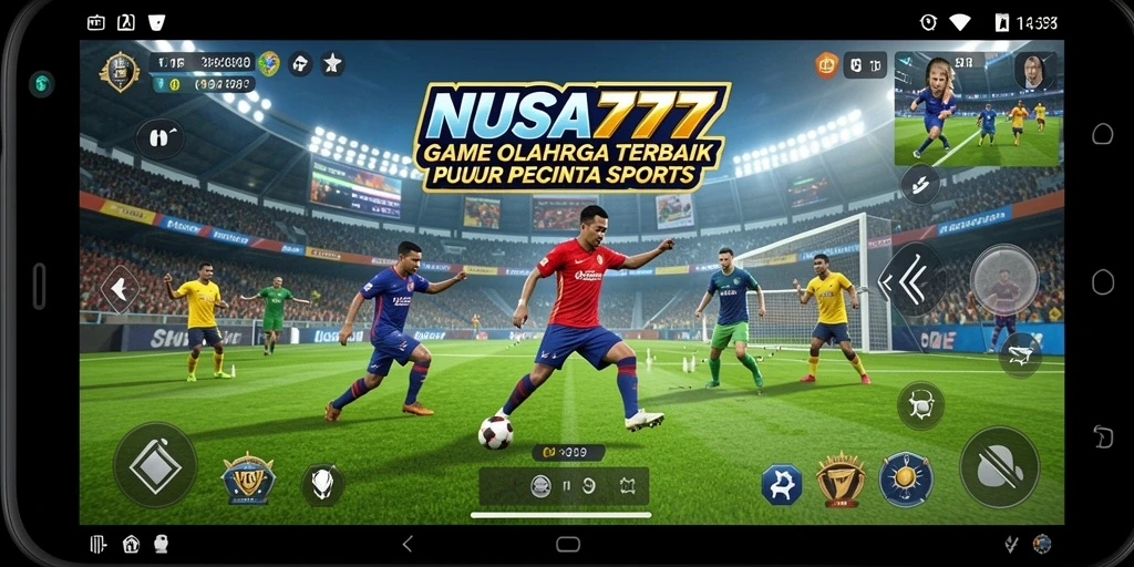 Tampilan gameplay seru dalam NUSA777 menunjukkan aksi olahraga yang mendebarkan.