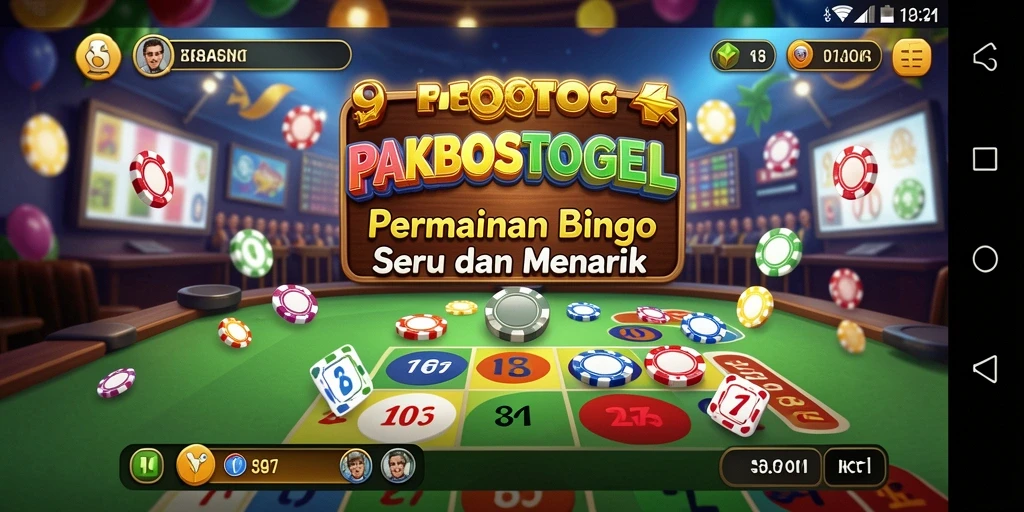 Tampilan gameplay seru dalam permainan Bingo PAKBOSTOGEL.